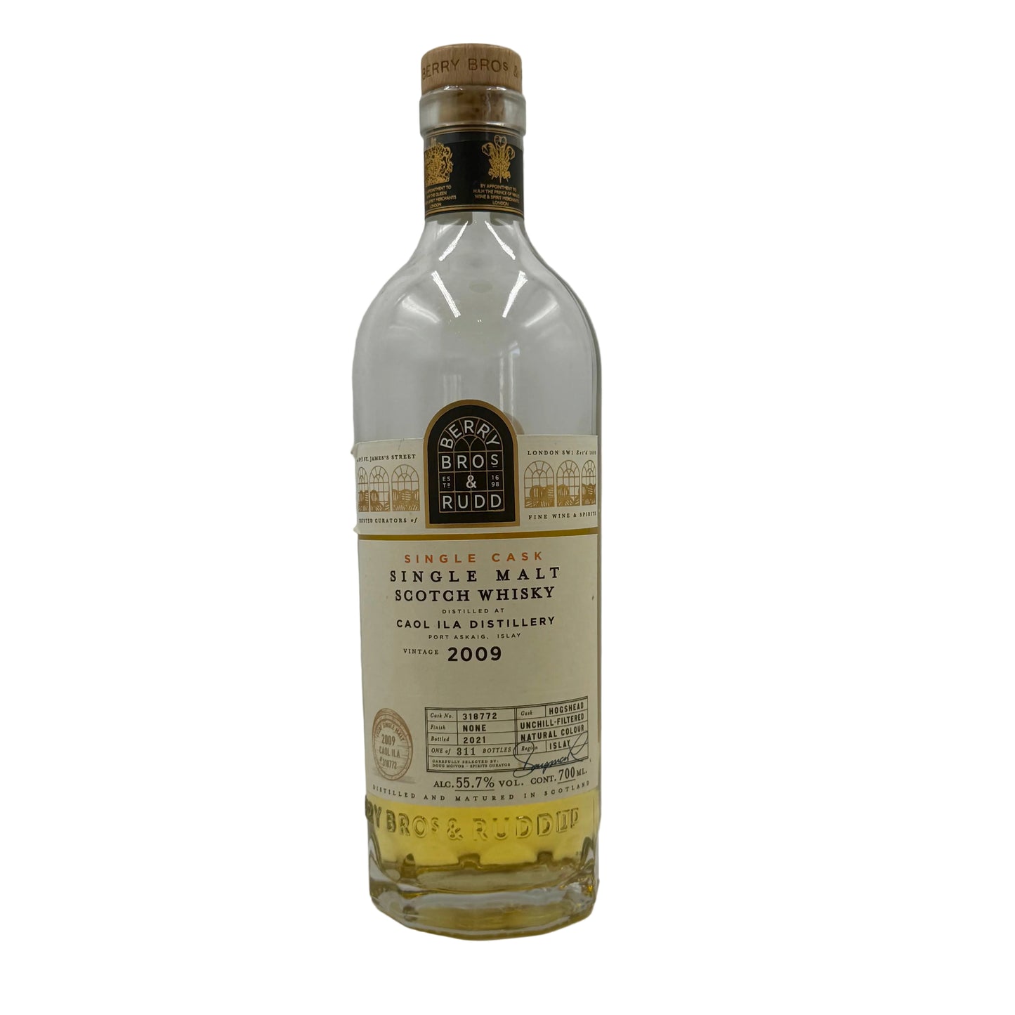 Caol Ila 2009 #318772 (Berry Bros & Rudd) 5cl (50ml)