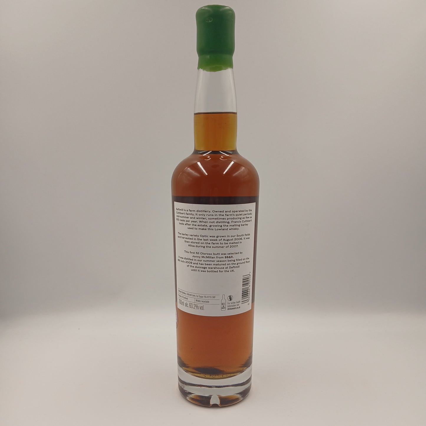 Daftmill 2009 13 Year Old UK Exclusive Oloroso Butt SINGLE CASK #26