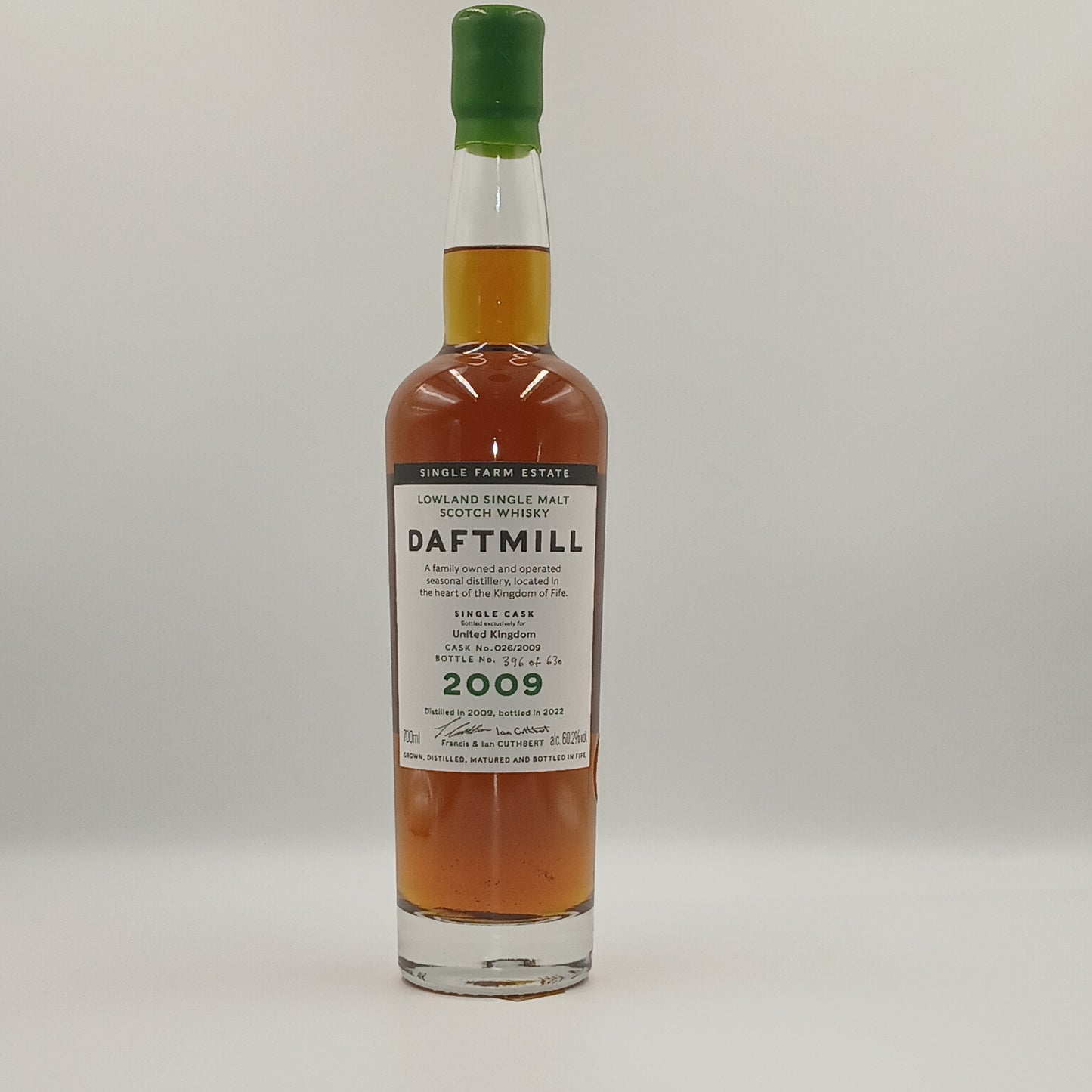 Daftmill 2009 13 Year Old UK Exclusive Oloroso Butt SINGLE CASK #26