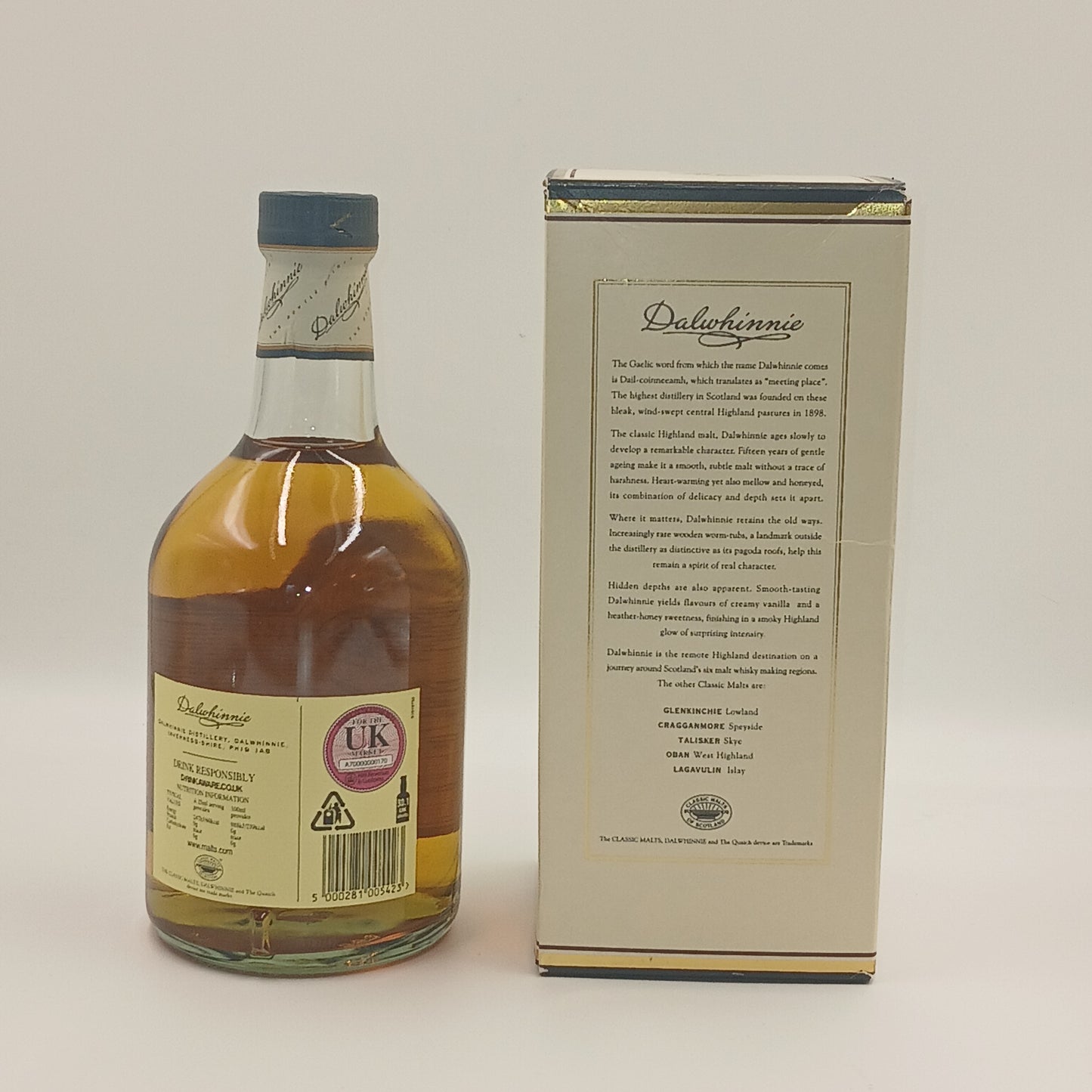 Dalwhinnie 15 Year Old 5cl Dram | Highland Single Malt Scotch Whisky (50ml)
