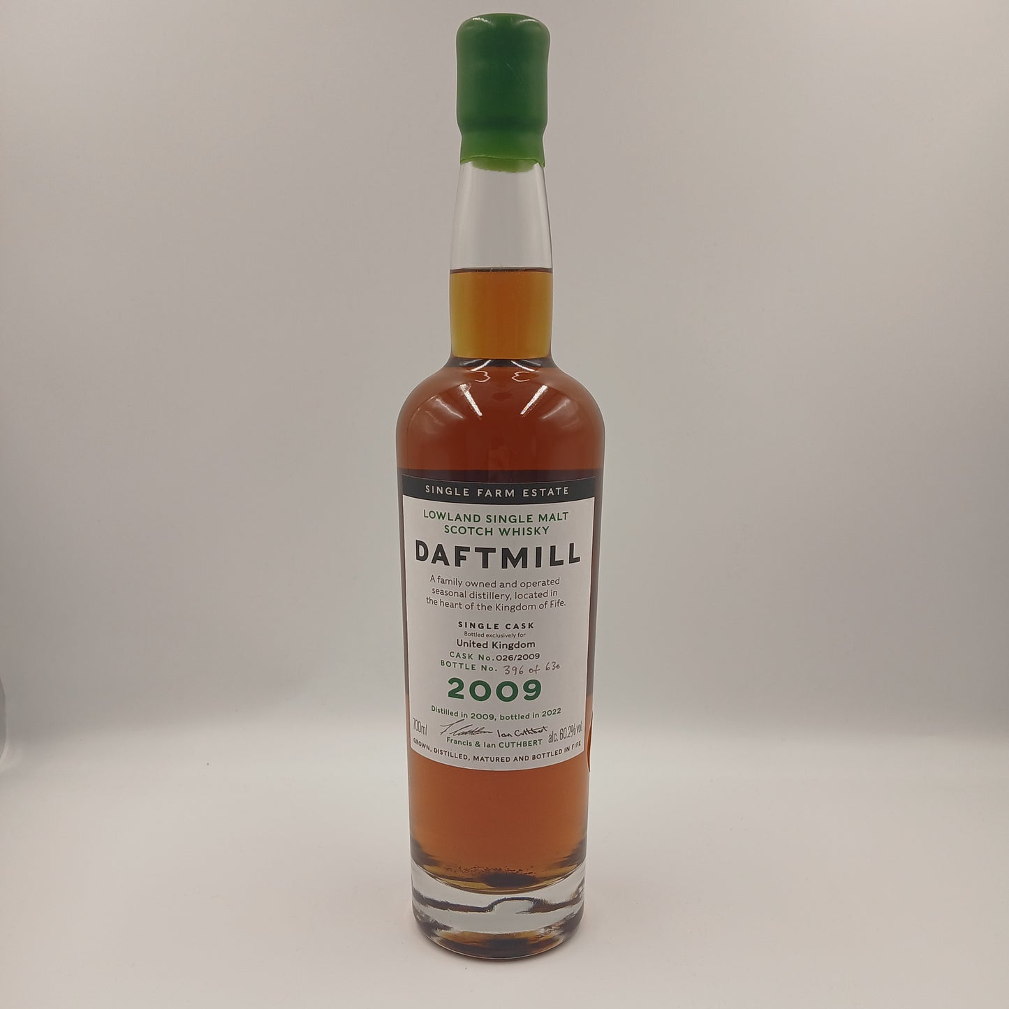 Daftmill 2009 13 Year Old UK Exclusive Oloroso Butt SINGLE CASK #26