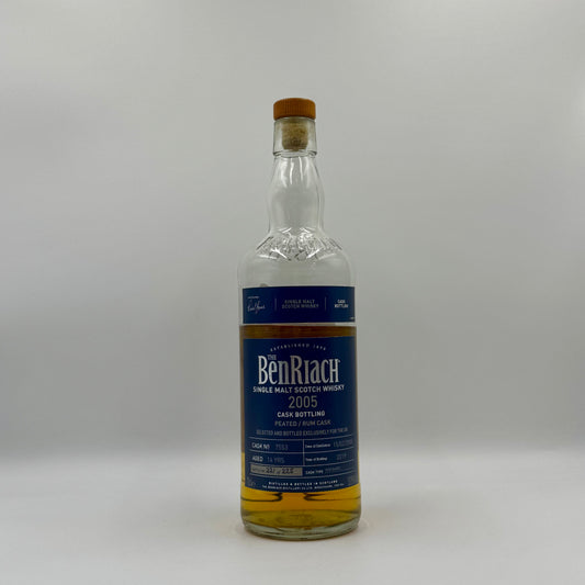 BenRiach 14 Year Old 2005 (cask 7553) - Peated Rum Cask 5cl