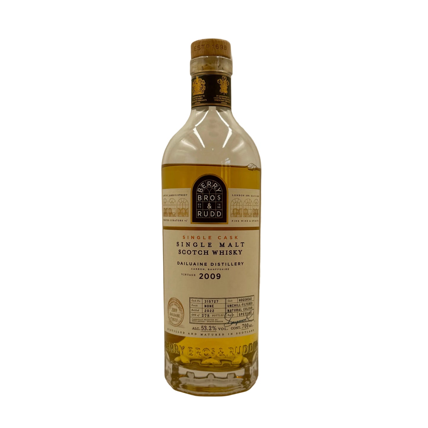 Dailuaine 2009 #315727 (Berry Bros & Rudd) 5cl (50ml)