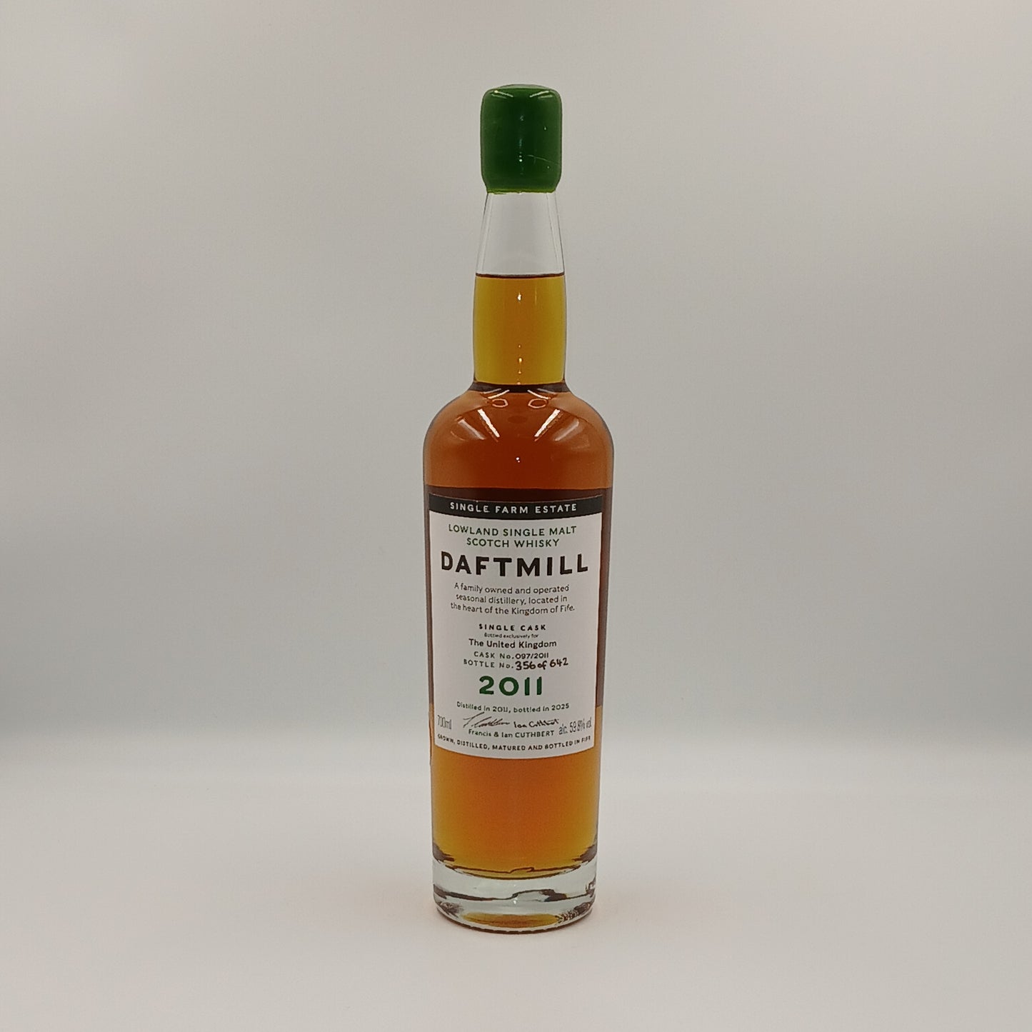 Daftmill 2011 UK Exclusive SINGLE CASK #97