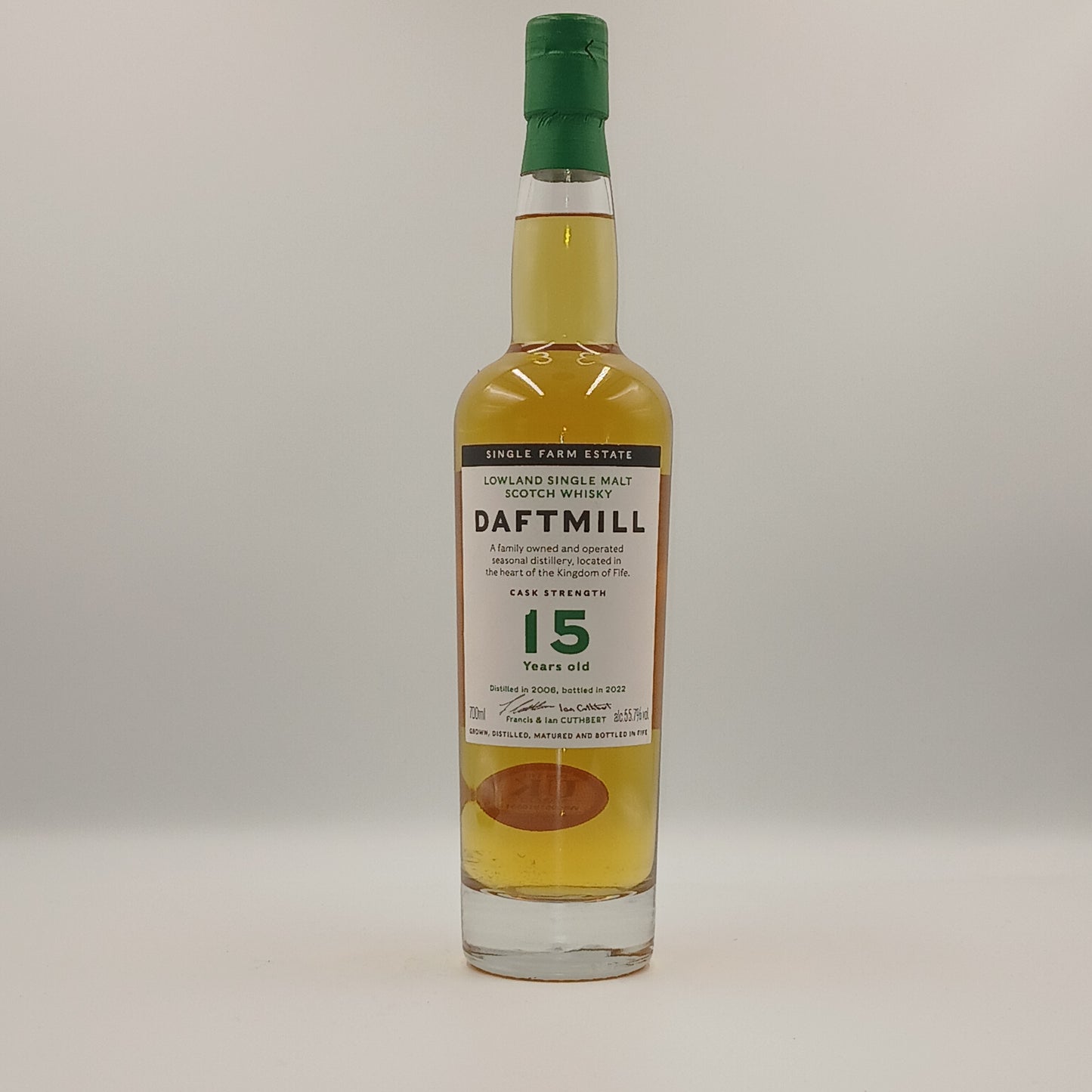 Daftmill 15 2006 bottled 2022 Cask strength