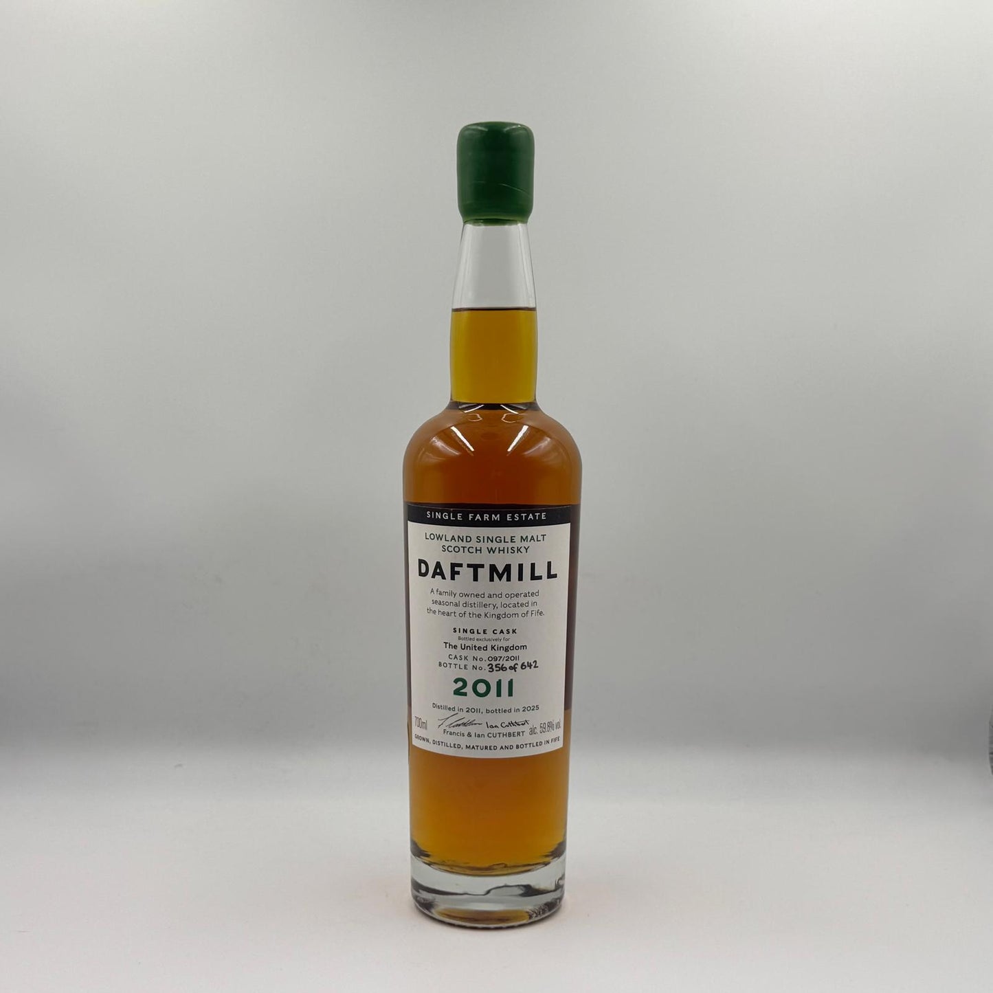 Daftmill 2011 UK Exclusive SINGLE CASK #97