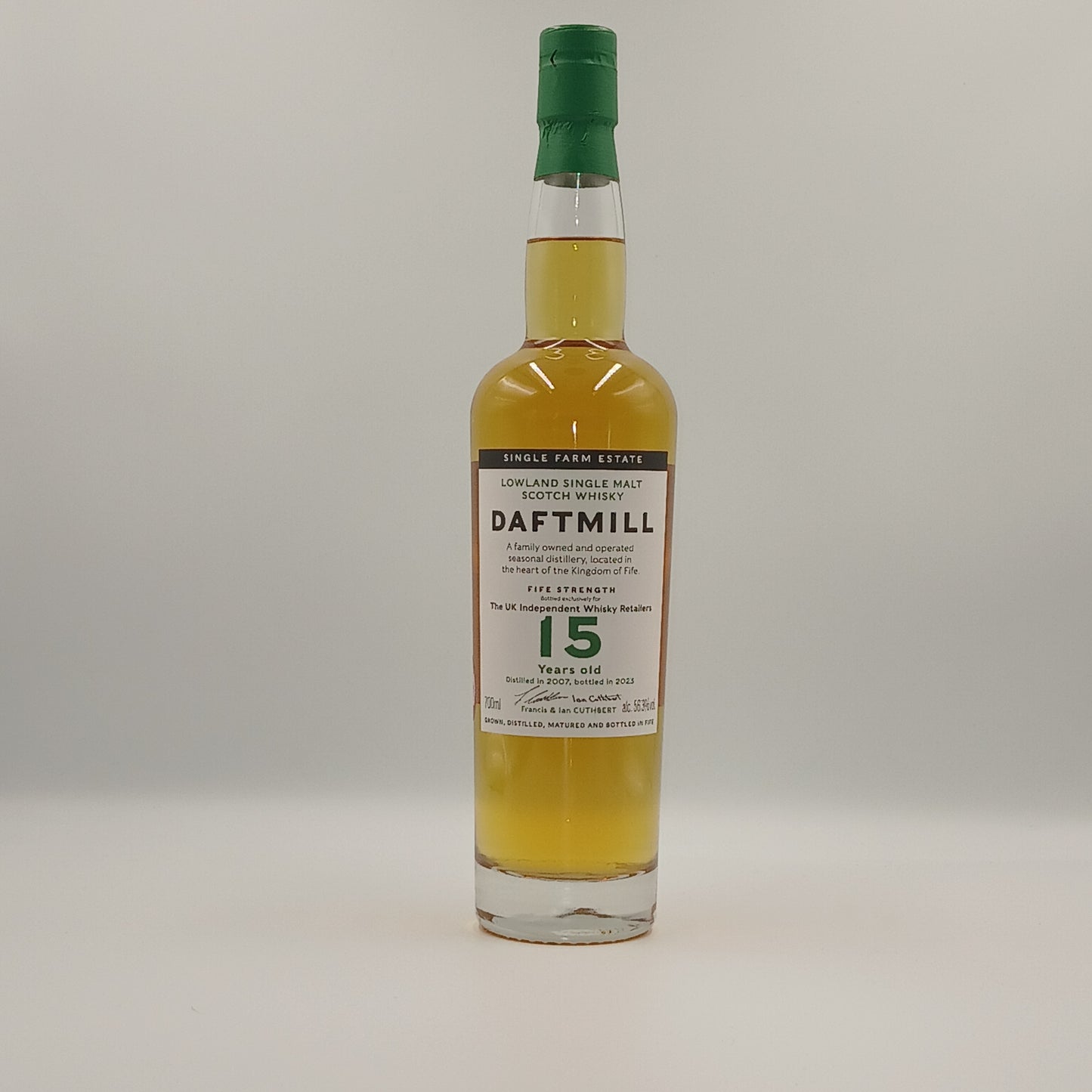 Daftmill 2007 15 Year Old Fife Strength 2023 UK Exclusive